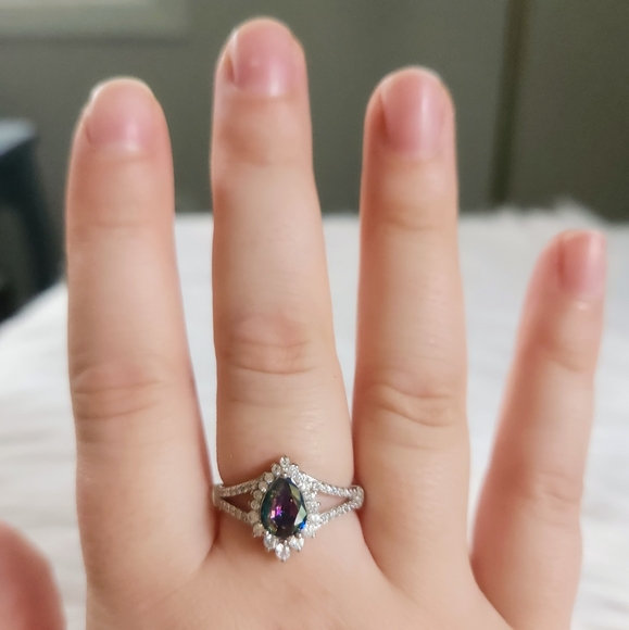 NWT Ryze Mystic Crystal White Frost CZ .925 Sterling Silver Ring - Size 9 - Picture 10 of 12